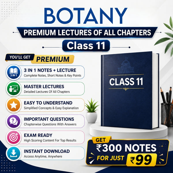 Class 11 Botany Complete Lecture Series + NOTES (All Chapters) | Full Course Access