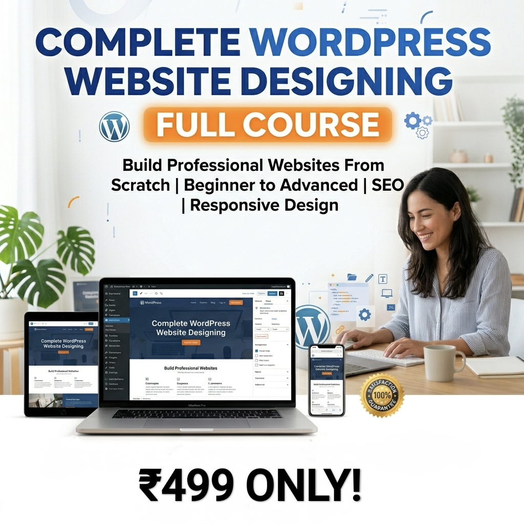 Complete Wordpress Website Designing Full Course.