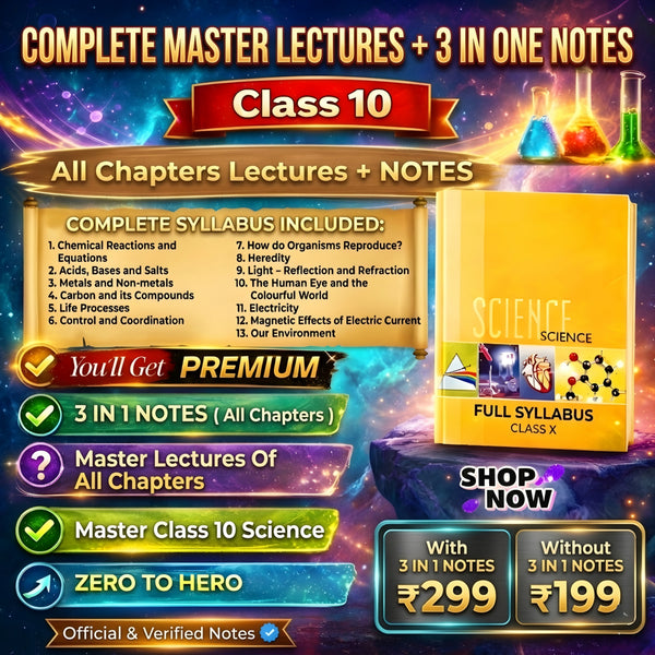 Class 10 Science Complete Lecture Series (All 13 Chapters) | Full Course Access