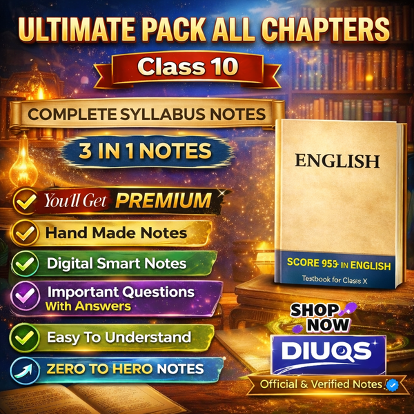 10 English Ultimate Class Full Pack (All Chapters Included) | 3 IN 1 Notes